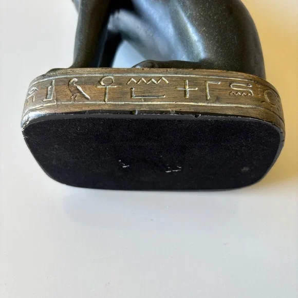 Egyptian Cat Home Decor Bastet Collectible Sphynx 11” Figurine - Picture 8 of 12